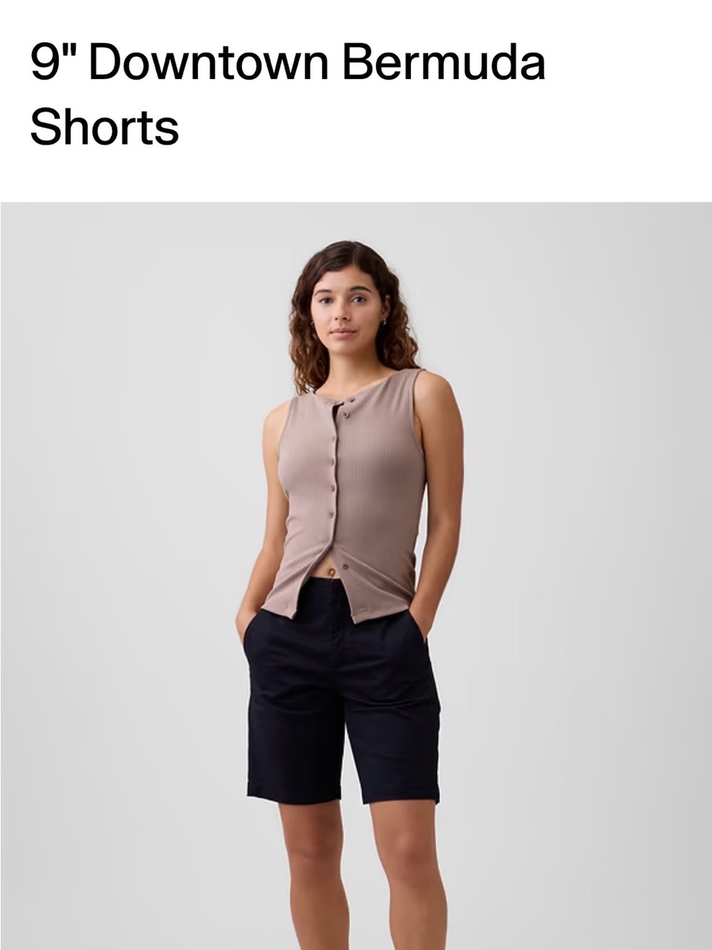 GAP Black Bermuda Shorts